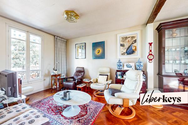 Alfortville – T3 traversant 72 m², double séjour et 2 caves
