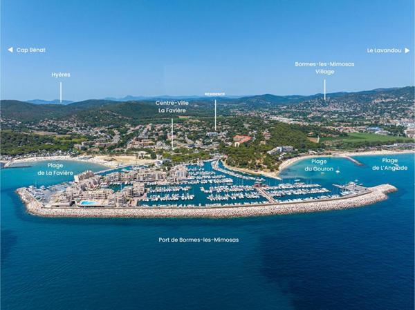 Appartement Bormes Les Mimosas 2 pièces 45.20 m2 - 350 000