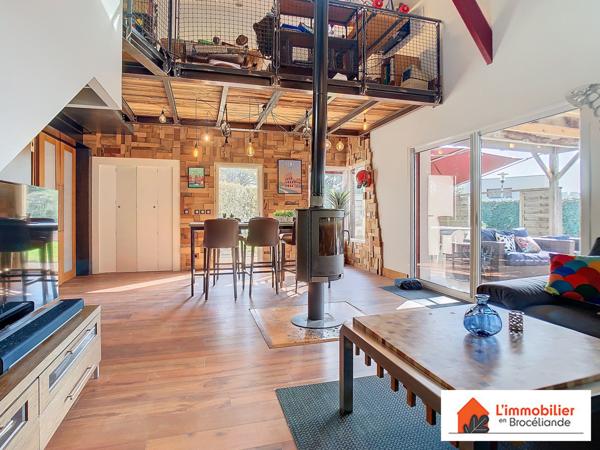 Belle maison d'architecte à deux pas du centre de Plélan-le-Grand