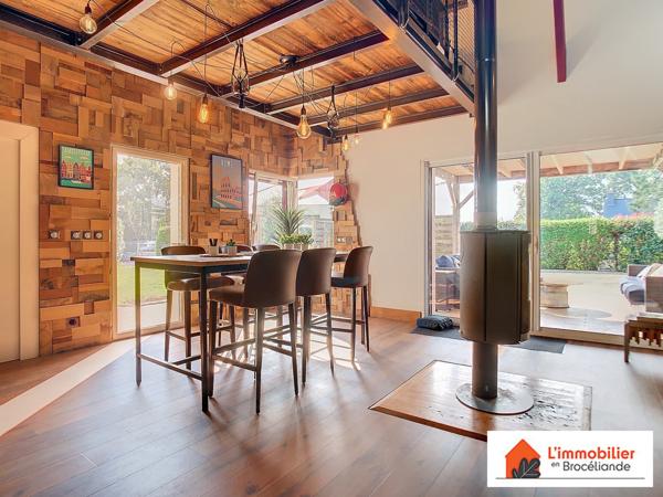 Belle maison d'architecte à deux pas du centre de Plélan-le-Grand