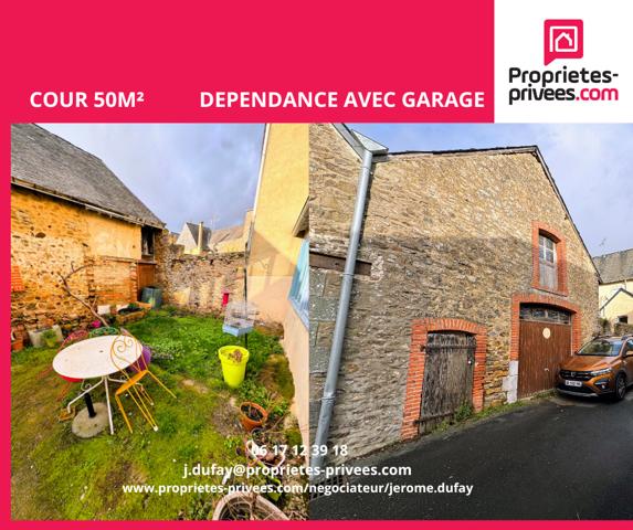 Maison de bourg à Villiers-Charlemagne 53170 en mayenne 53