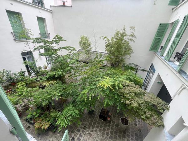 À vendre – Paris 18e ✨ Charmant T2 de 28 m² avec courette privative de 10 m² – calme et lumineux – à 100 m du métro Marx Dormoy – 224 000 €