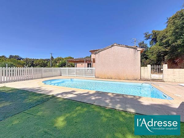 Maison de 127 m² avec piscine sur Bastelicaccia - 4 chambres de plain pied - grand terrain plat