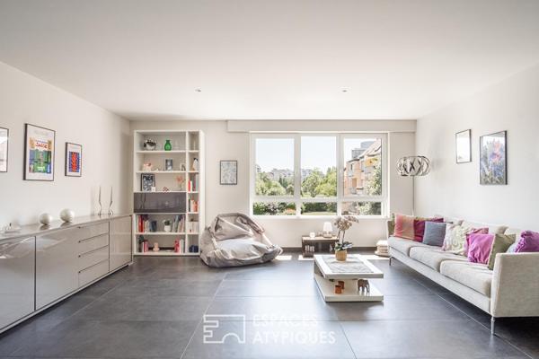 Appartement d’architecte aux Contades avec vue dégagée sur l’Ill