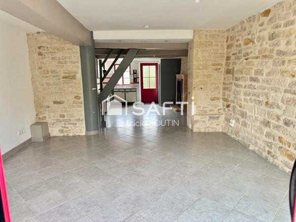 MAISON DE VILLE 2 CHAMBRES AVEC JARDIN ET TERRAIN CONSTRUCTIBLE INDEPENDANT !
