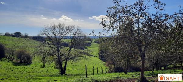 Terrain constructible en partie vue imprenable proche de Brive