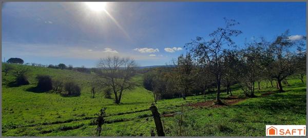 Terrain constructible en partie vue imprenable proche de Brive