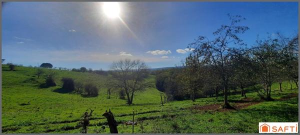 Terrain constructible en partie vue imprenable proche de Brive