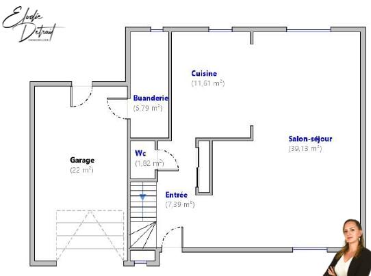 Maison
         6 pièces
        - 124 m² Exclusivité 279 900 € *