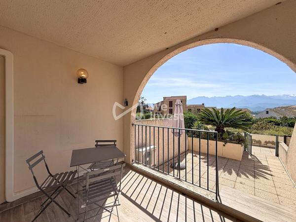Studio 28 m² avec balcon, terrasse et garage