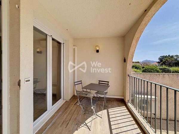 Studio 28 m² avec balcon, terrasse et garage