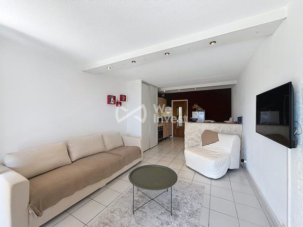Studio 28 m² avec balcon, terrasse et garage