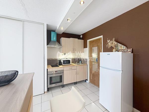 Studio 28 m² avec balcon, terrasse et garage