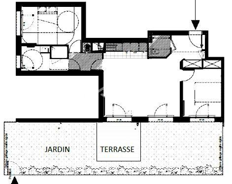 92210 - Secteur Pasteur - REZ-DE-JARDIN