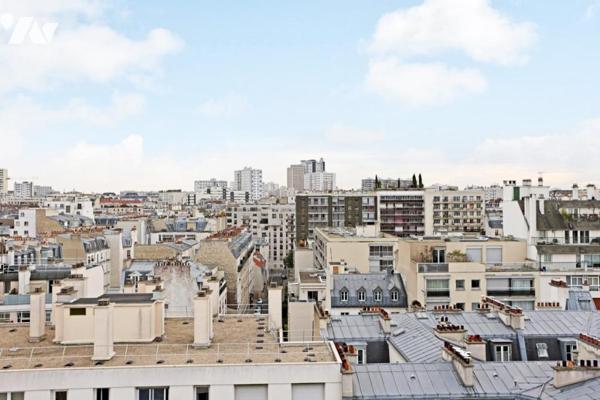 Dernier étage traversant avec balcon et terrasse plein sud