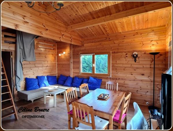 JUZIERS - DOMAINE ILE VERTE  – CHALET 2 CHAMBRES – 195 000 €