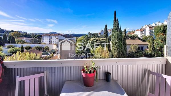 Appartement T3 traversant avec balcon et loggia