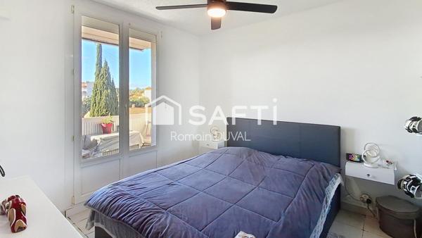 Appartement T3 traversant avec balcon et loggia