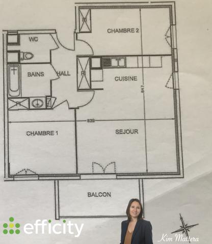 Appartement 3 pièces - 63 m²