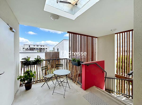 Exclusivité l'Adresse Immobilier - Colomiers - Appartement T3 Duplex de 65m² avec terrasse de 13.90m²et parking Couvert