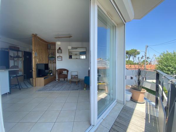 ARCACHON - L'AIGUILLON ! T3 de 46 m2 avec balcon et cave !