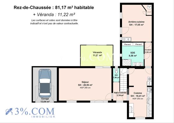 Maison 4 pièce(s) 3 chambre(s) 119 m²