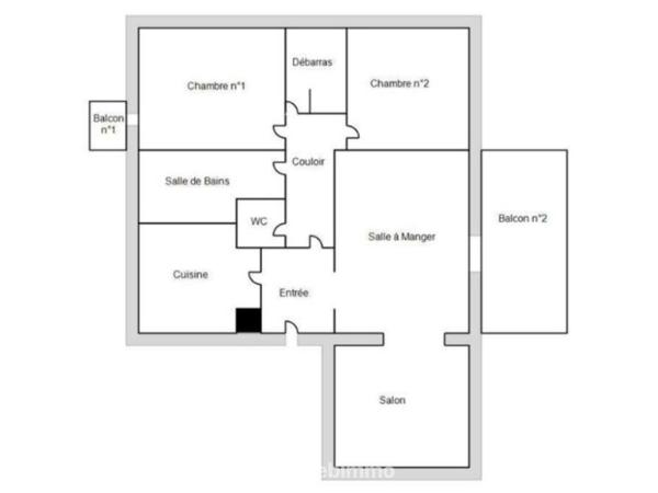 Appartement 67 m² à Angers 49000