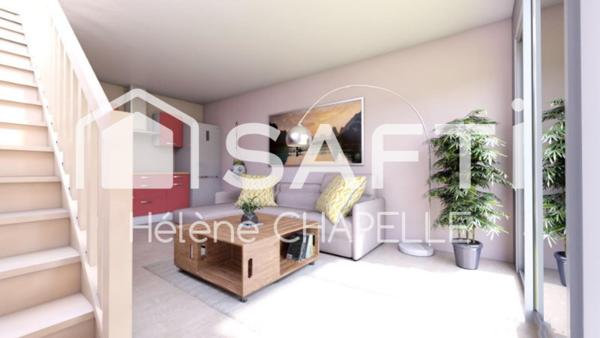 Centre ville - F1 en Duplex avec stationnement privatif