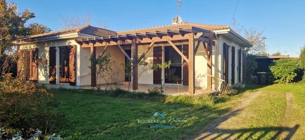 Maison individuelle, à PRIGONRIEUX (24) plain pied, 100m²+ jardin, 3 chambres