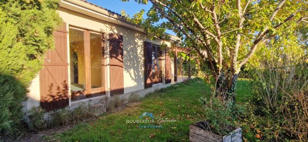 Maison individuelle, à PRIGONRIEUX (24) plain pied, 100m²+ jardin, 3 chambres