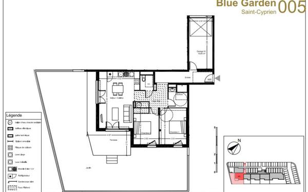 Appartement à vendre    2 pièces • 73,10 m2 Saint-Cyprien