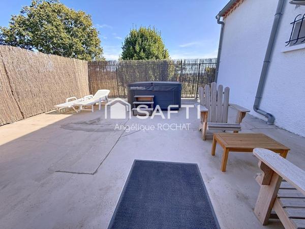 Grande maison avec garage, piscine  sur un grand parc de 6000m2 sur Roujan Gabian