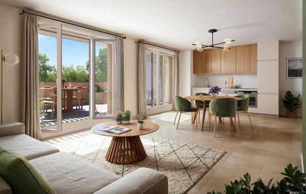 SUPERBE Appartement neuf T3 avec grand balcon – Centre-ville de Saint-Sulpice