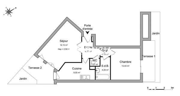 Location Appartement 2 pièces 52.53 m² - Ivry-sur-seine 94200