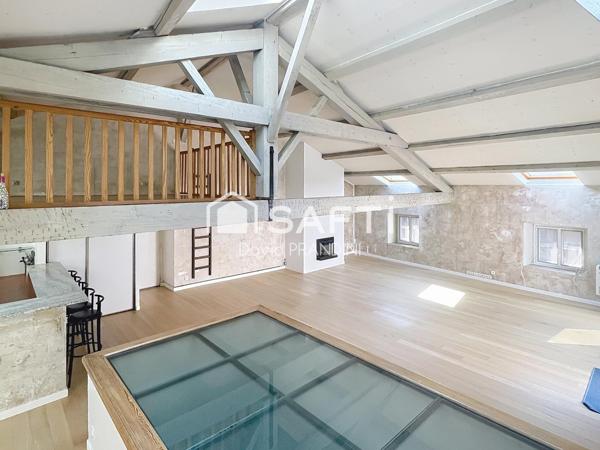 Grand appartement 152m²,  beaux volumes, terrasse sans vis à vis