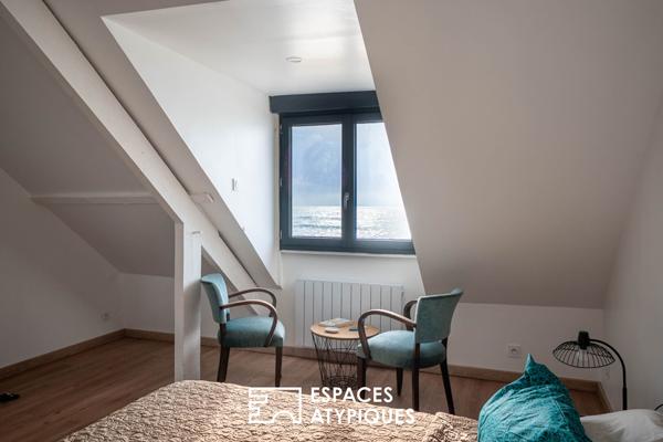 La maison face au vagues de Batz sur Mer