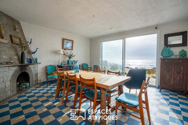 La maison face au vagues de Batz sur Mer