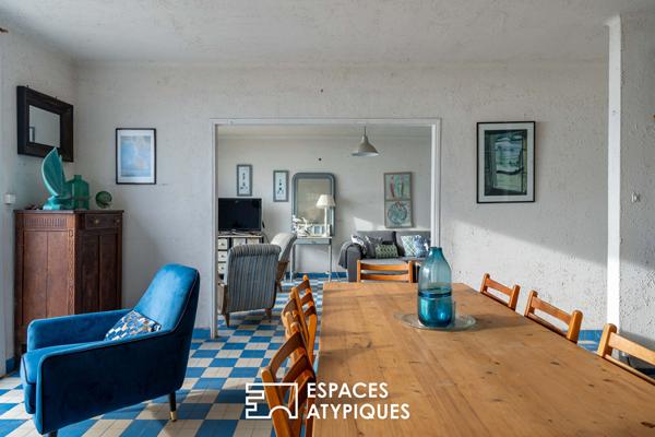 La maison face au vagues de Batz sur Mer