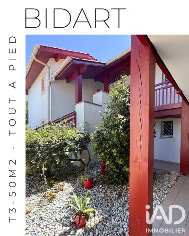 Appartement à vendre 3 pièces 52,24 m² Bidart