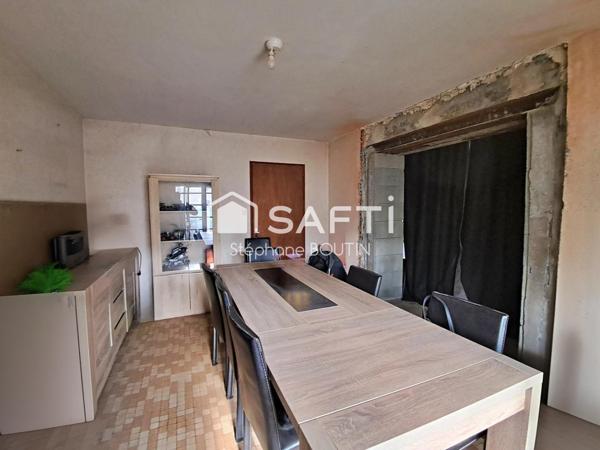 Maison 157 m² - 2  chambres - Garage - Terrain 567 m² clos.