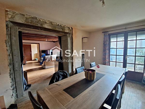 Maison 157 m² - 2  chambres - Garage - Terrain 567 m² clos.