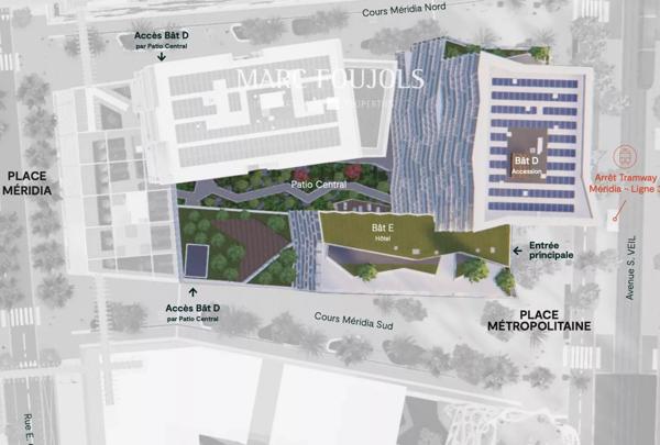 Nice – Programme neuf étage élevé 2 chambres, terrasse 23m² et parking