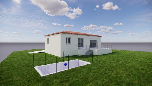 Courthézon (84350) Beau terrain constructible de 575m2