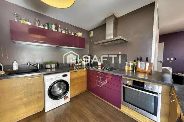 Grand 88 m² à Lormont : balcon, parking + fibre