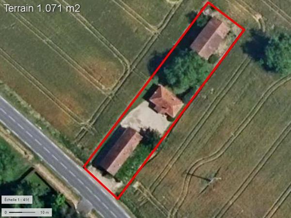 Ancien restaurant avec maison 3 chambres et séchoir à tabac