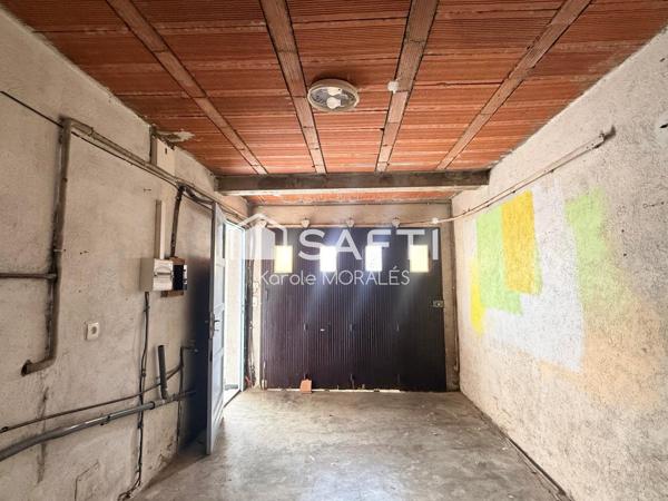 ST ESTEVE (66), MAISON 2 FACES, T4 AVEC GARAGE, JARDIN, QUARTIER CALME