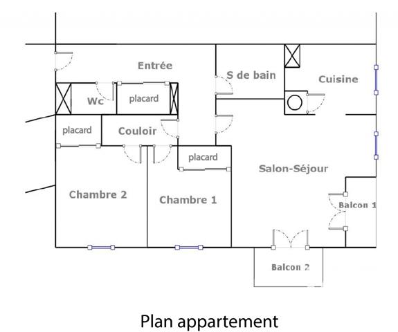 Appartement à vendre 3 pièces 62 m² Saint-André-lez-Lille