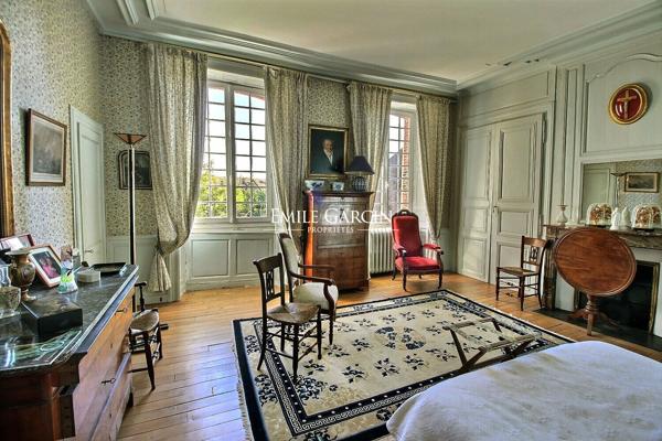 A vendre - Proche de Sens- Bourgogne-Château XVII ème historique et familiale parc de 3.77 ha travesé par un bief