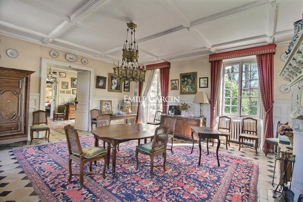 A vendre - Proche de Sens- Bourgogne-Château XVII ème historique et familiale parc de 3.77 ha travesé par un bief
