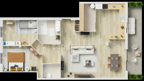APPARTEMENT NEUF - T3 - LES LOGES DES SAINT JEAN DES VIGNES
